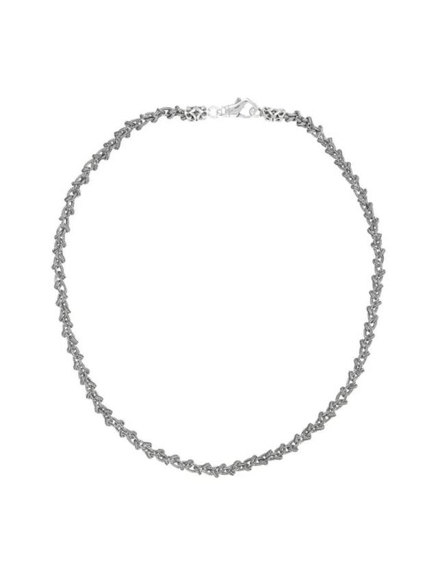 EMANUELE BICOCCHI Small New Rope Knot Necklace In Silver Product Image