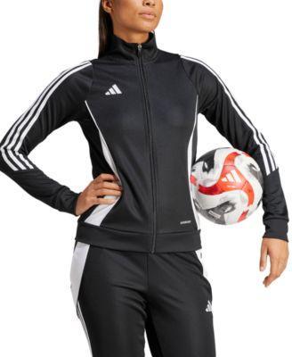 adidas Womens Tiro 24 Zip-Up Track Jacket - Black Product Image