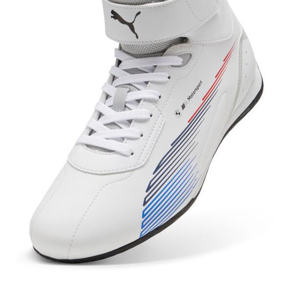 PUMA BMW M Motorsport Neo Cat Mid 2.0 Men's Shoes in White/Cool Light Grey Product Image