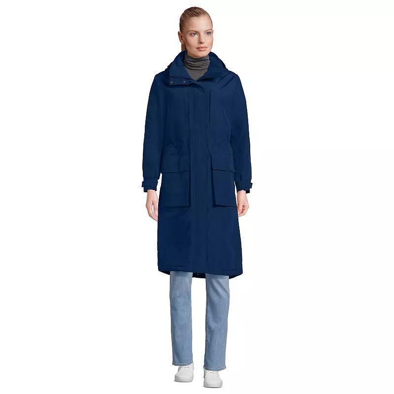 Womens Tall Lands End Squall Waterproof Insulated Winter Stadium Maxi Coat Product Image