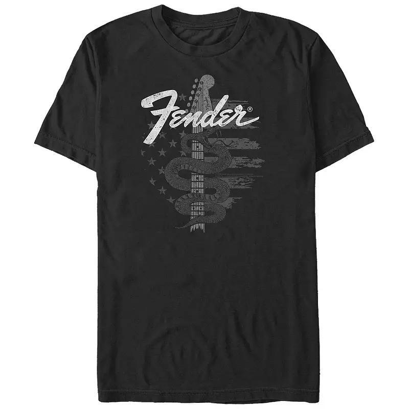 Big & Tall Fender Snake USA Flag Logo Graphic Tee, Mens Product Image