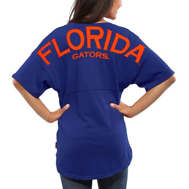 Womens Royal Florida Gators Spirit Jersey Oversized T-Shirt Product Image