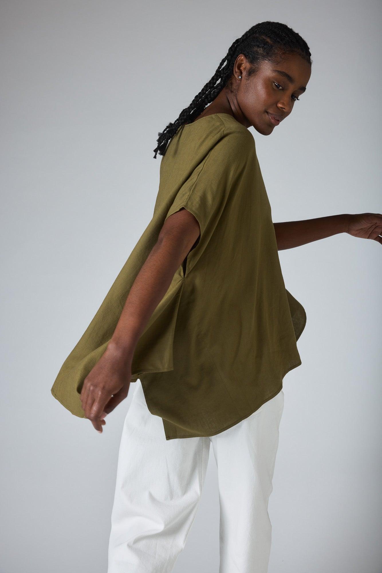 Go with the Flow Linen Top Product Image