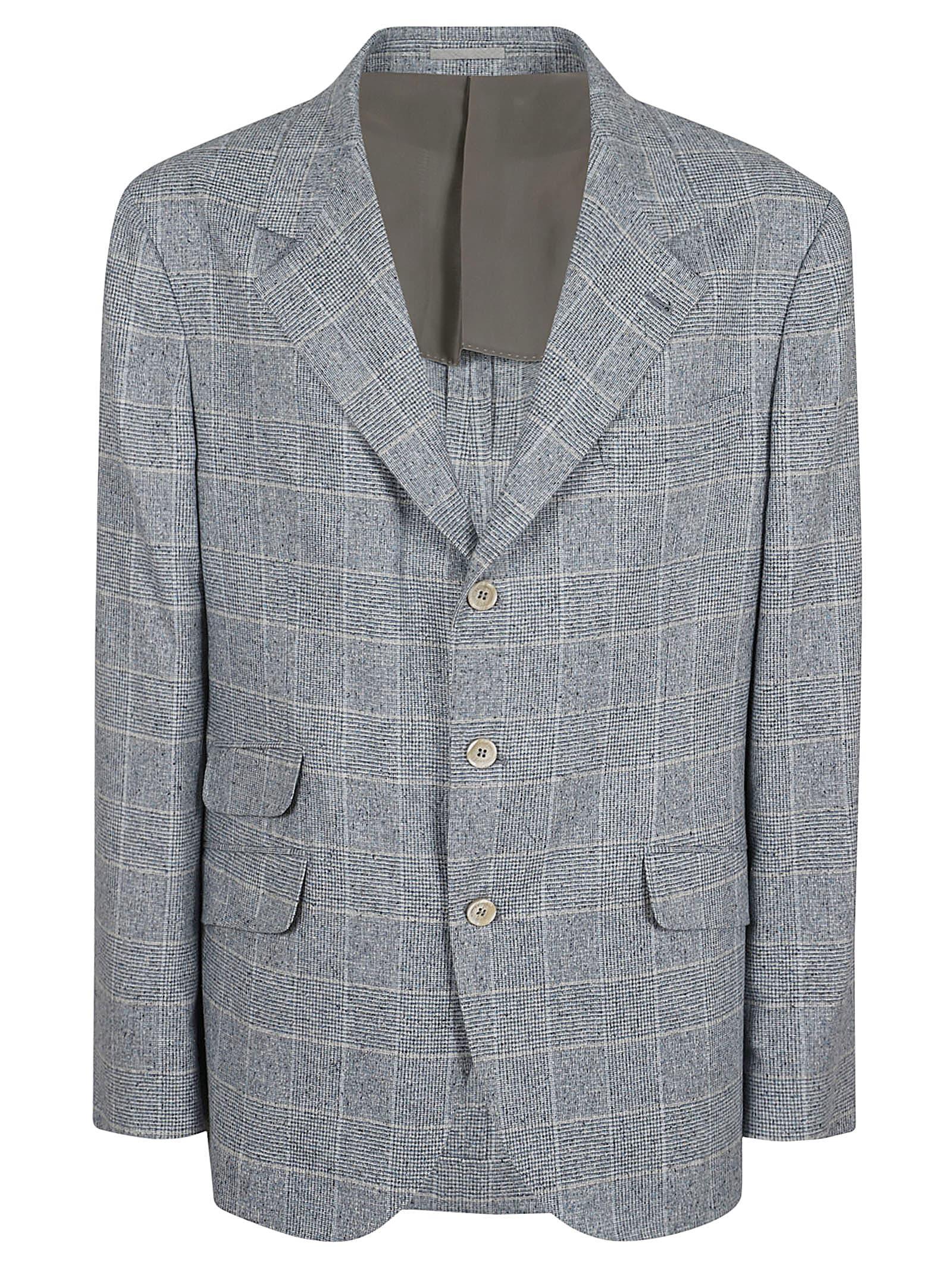 BRUNELLO CUCINELLI Suit-type Jacket In Light Blue Product Image