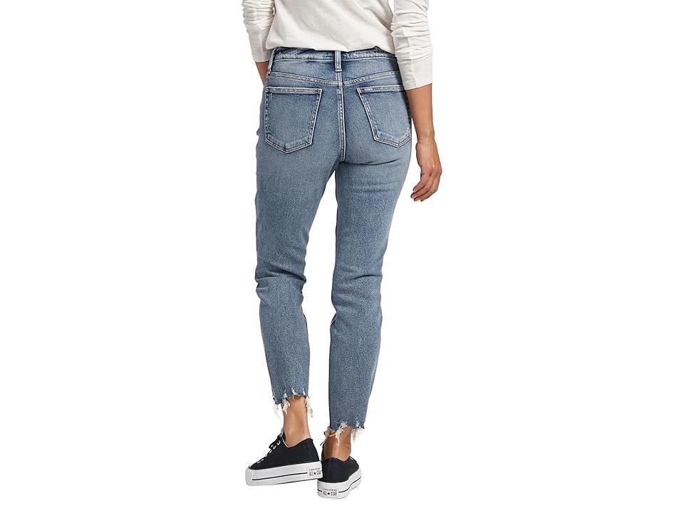 Silver Jeans Co. Beau Mid-Rise Slim Leg Jeans L27365SOC234 (Indigo) Women's Jeans Product Image