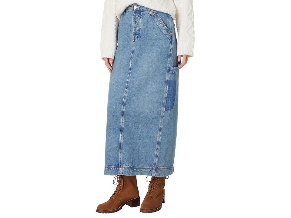 Free People Francisco Denim Maxi (Head Over Heels) Women's Skirt product image