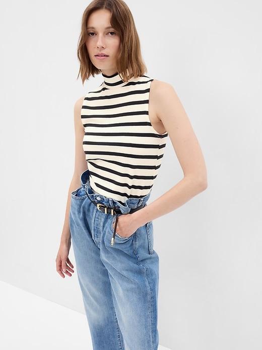 Modern Mockneck Tank Top Product Image