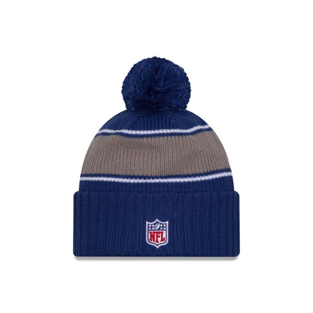 Indianapolis Colts 2024 Cold Weather Sport Pom Knit Hat Male Product Image