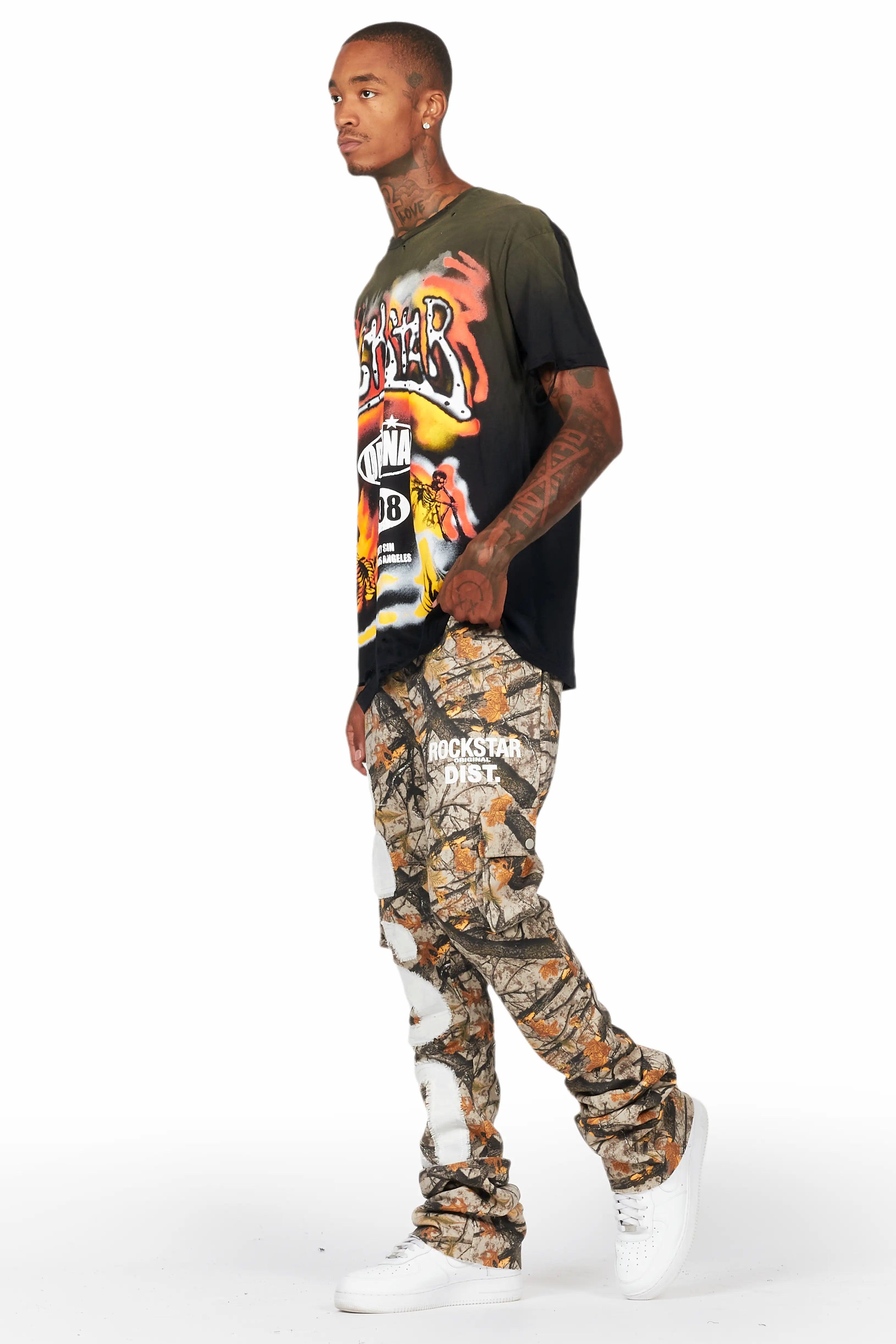 Admir Tree Camo Stacked Flare Pant Male Product Image