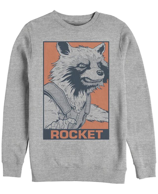 Mens Marvel Avengers Endgame Rocket Pop Art Sweatshirt Product Image