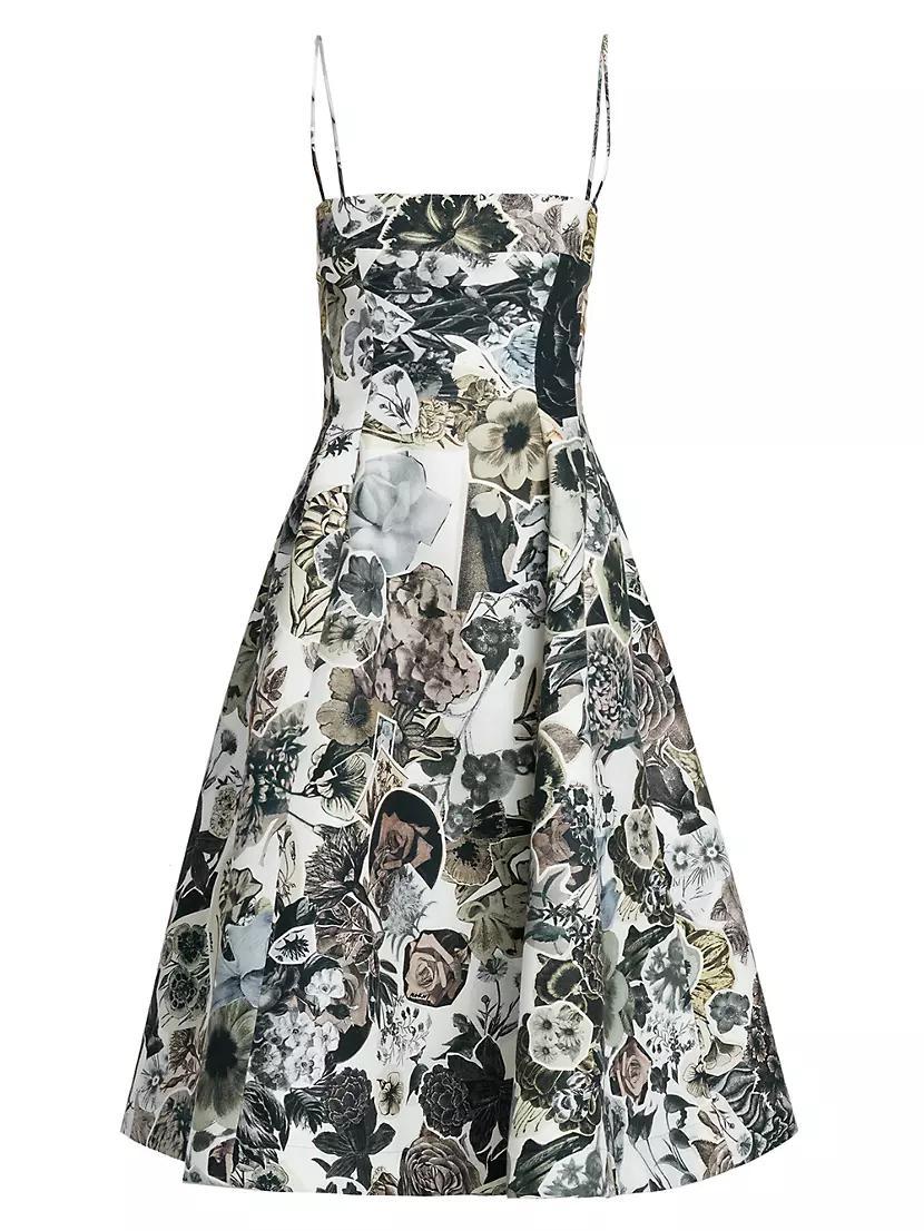 Floral Cotton Fit-And-Flare Midi-Dress product image