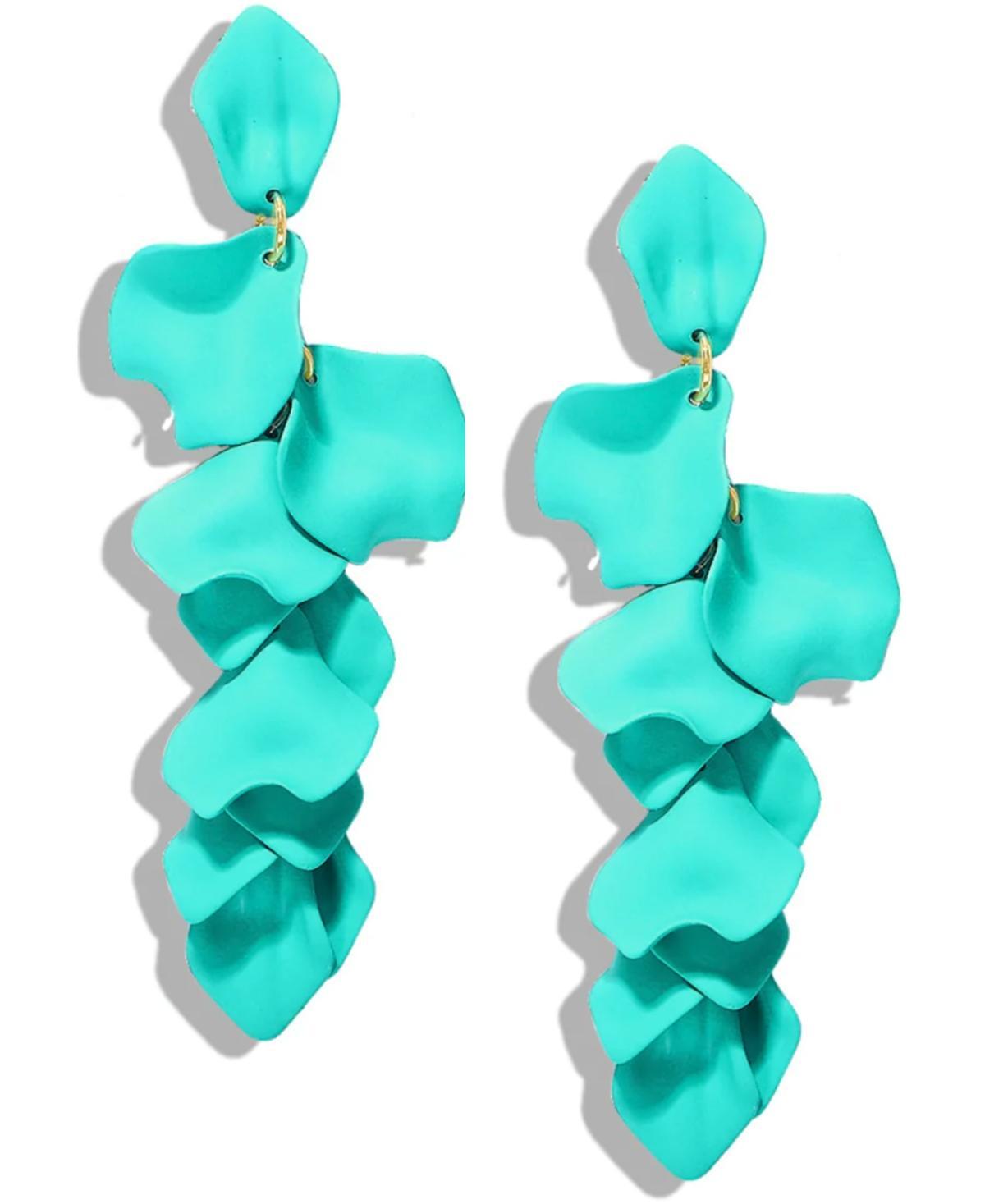 Accessory Concierge Womens Satin Petal Duster Earrings Product Image