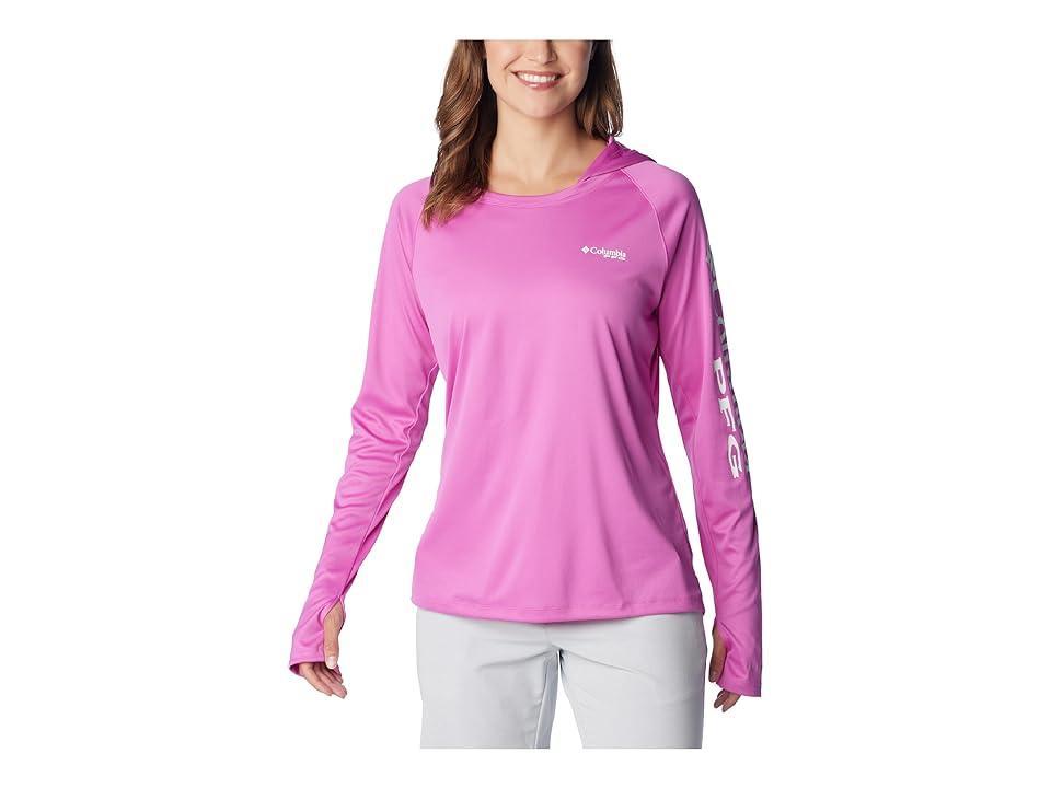 Columbia Tidal Tee Hoodie (Bright Lavender/White Logo) Women's Sweatshirt Product Image