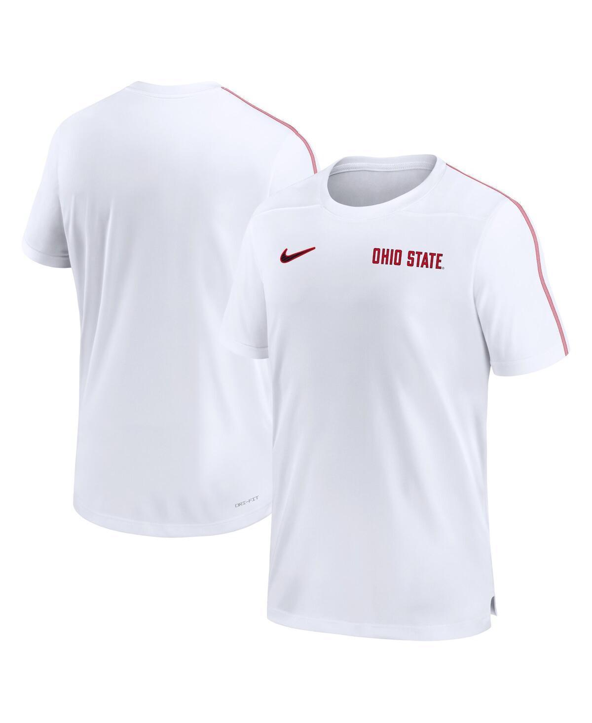 Nike Mens Ohio State Buckeyes 2024 Sideline Coach Performance Top - Black Product Image