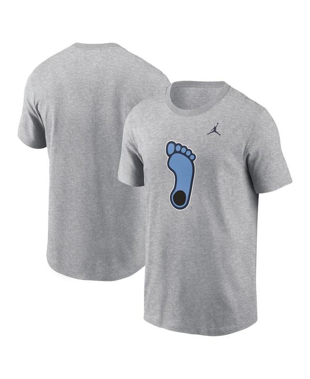 Jordan Mens Heather Gray North Carolina Tar Heels Primetime Evergreen Alternate Logo T-Shirt Product Image