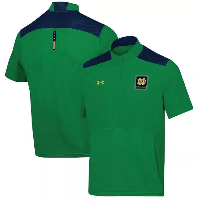 Mens Under Armour Notre Dame Fighting Irish Motivate Half-Zip Jacket Product Image