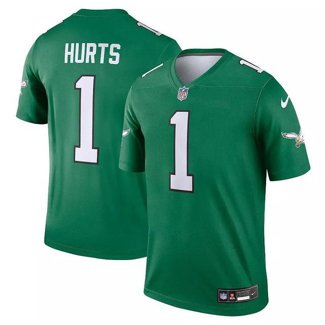 Mens Nike Jalen Hurts Kelly Philadelphia Eagles Alternate Legend Player Jersey Product Image