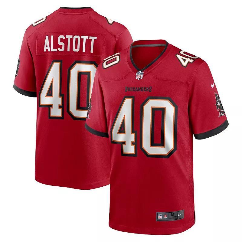 Mens Nike Mike Alstott Red Tampa Bay Buccaneers Retired Player Game Jersey - Red Product Image