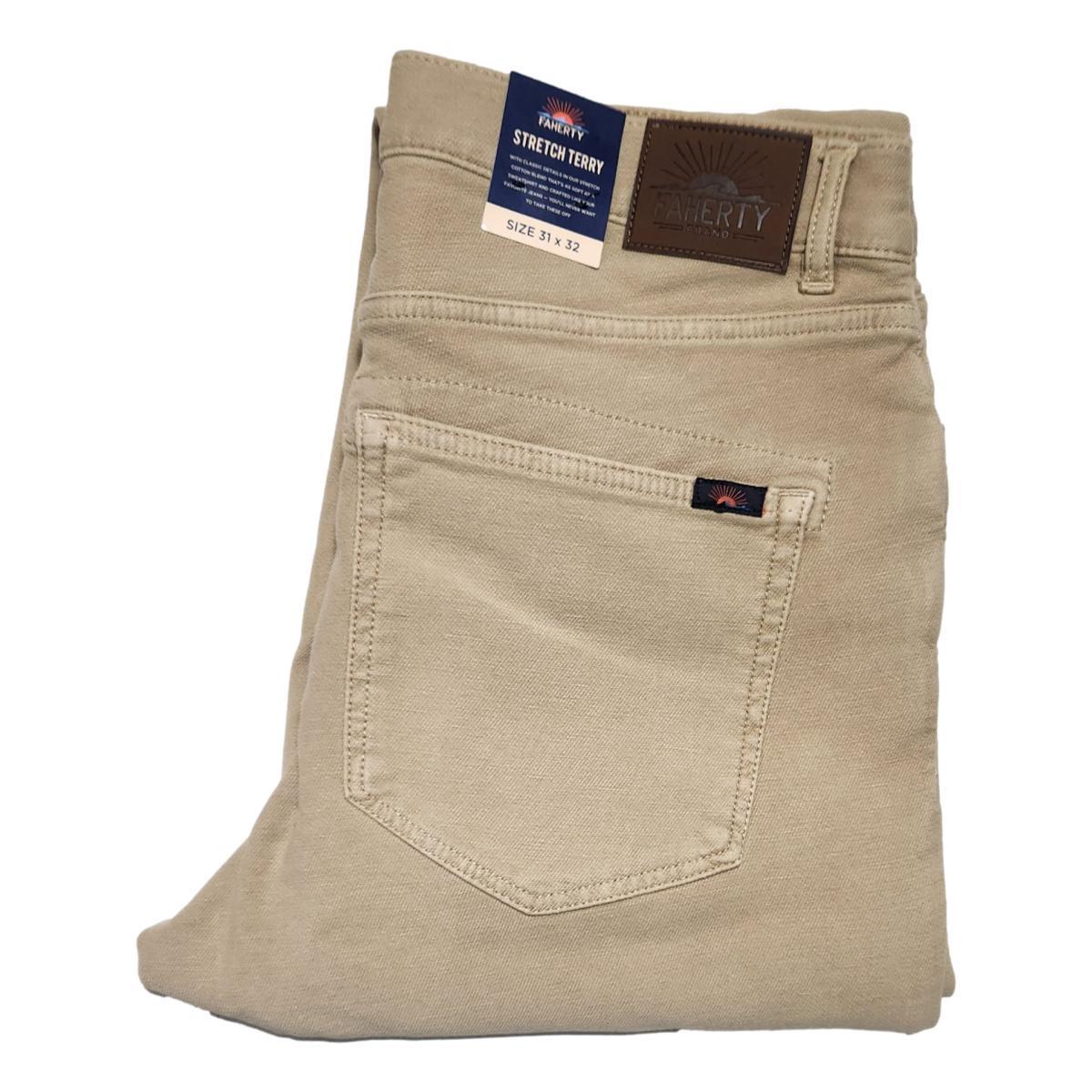 Stretch Terry 5-Pocket Desert Khaki Product Image