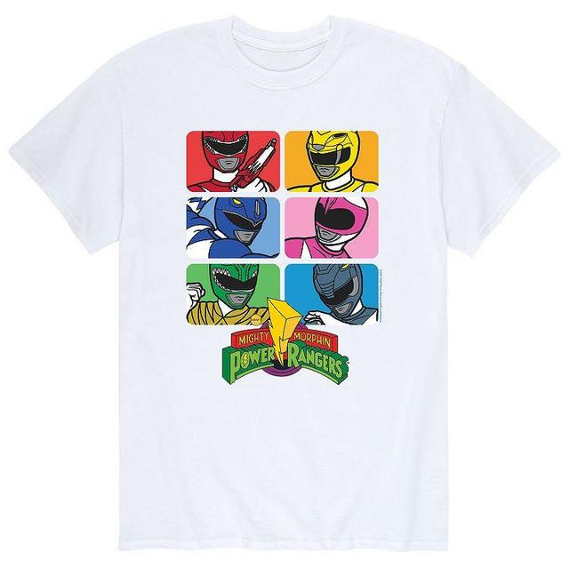 Mens Power Rangers Characters Tee Product Image