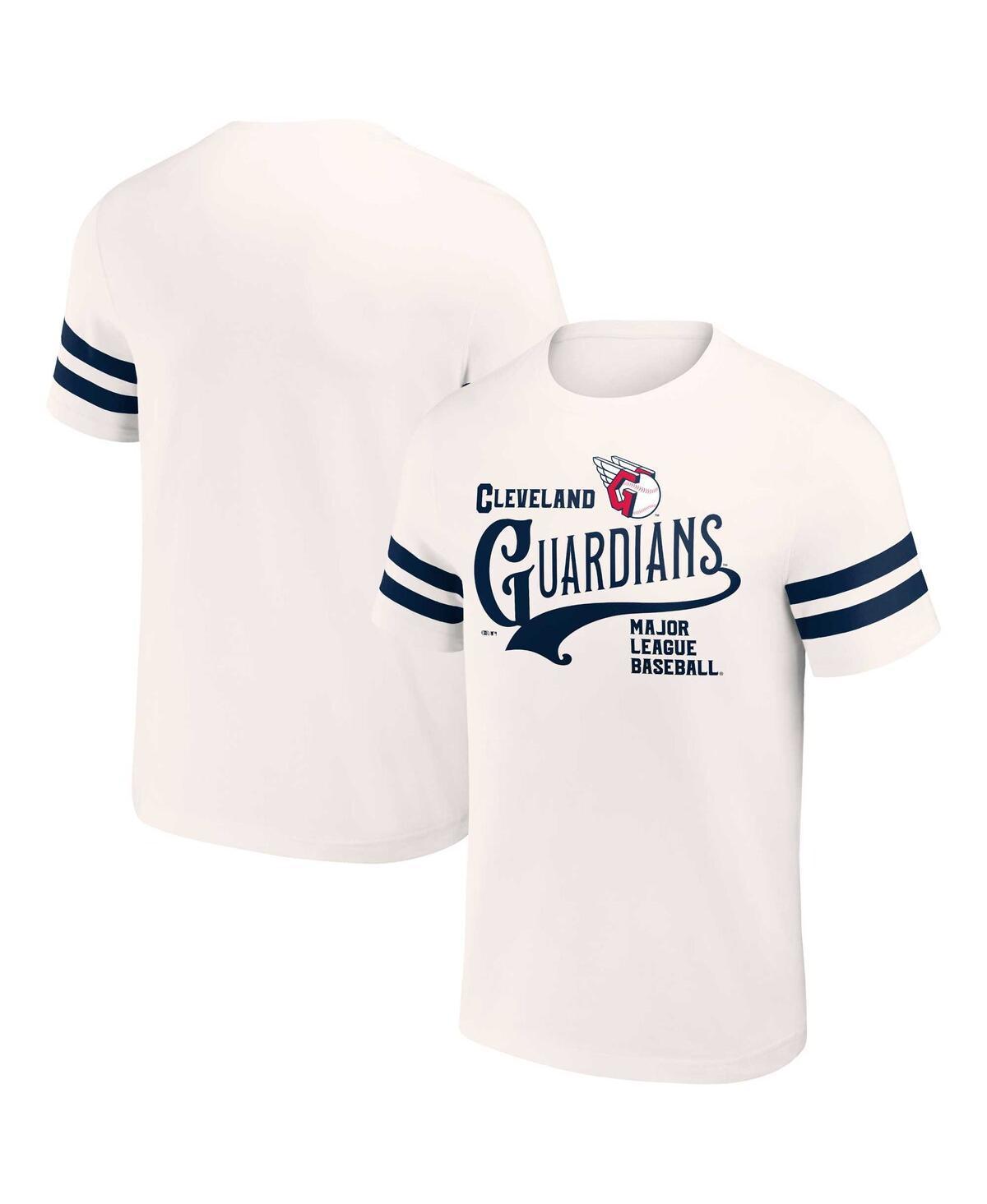 Mens Darius Rucker Collection by Fanatics Cream Cleveland Guardians Yarn Dye Vintage-Like T-shirt Product Image