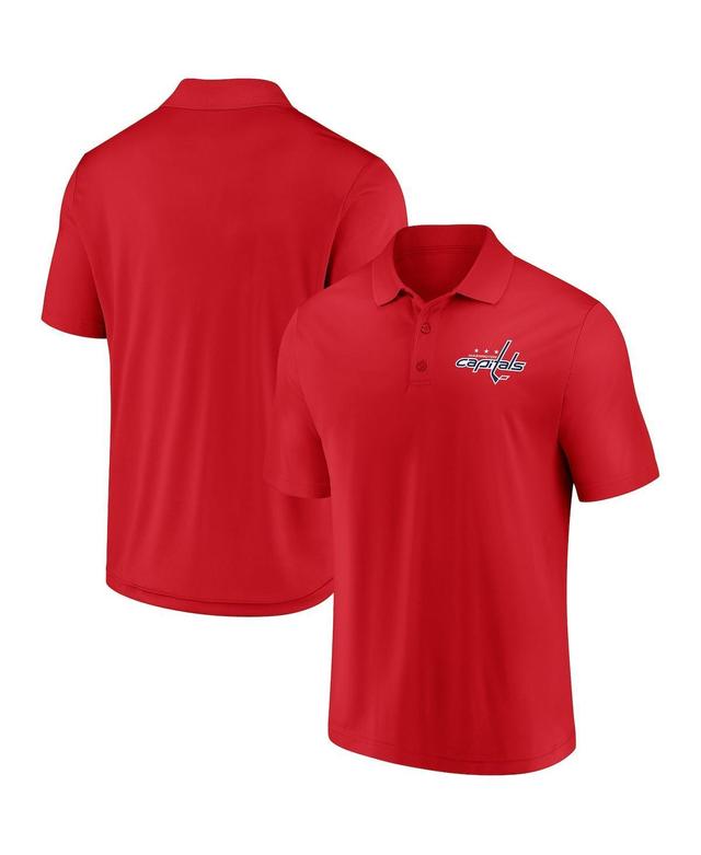 Mens Fanatics Red Washington Capitals Winning Streak Polo Shirt Product Image