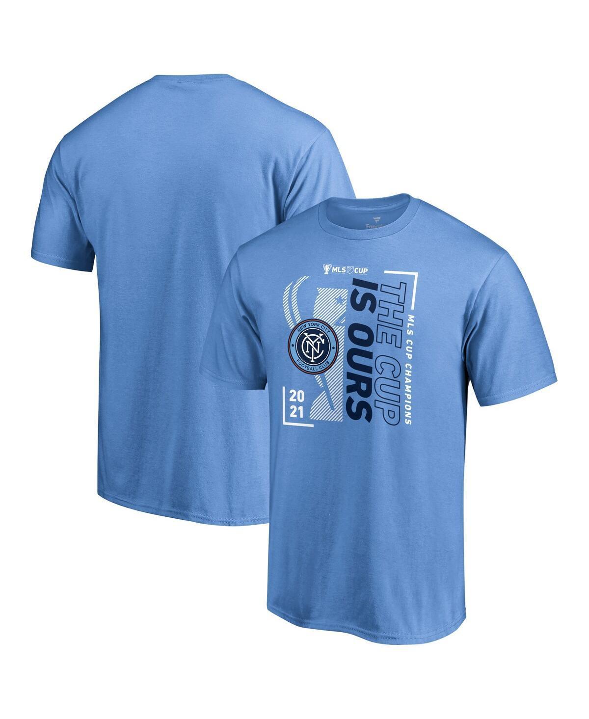 Mens Fanatics Sky Blue New York City Fc 2021 Mls Cup Champions Parade T-shirt Product Image