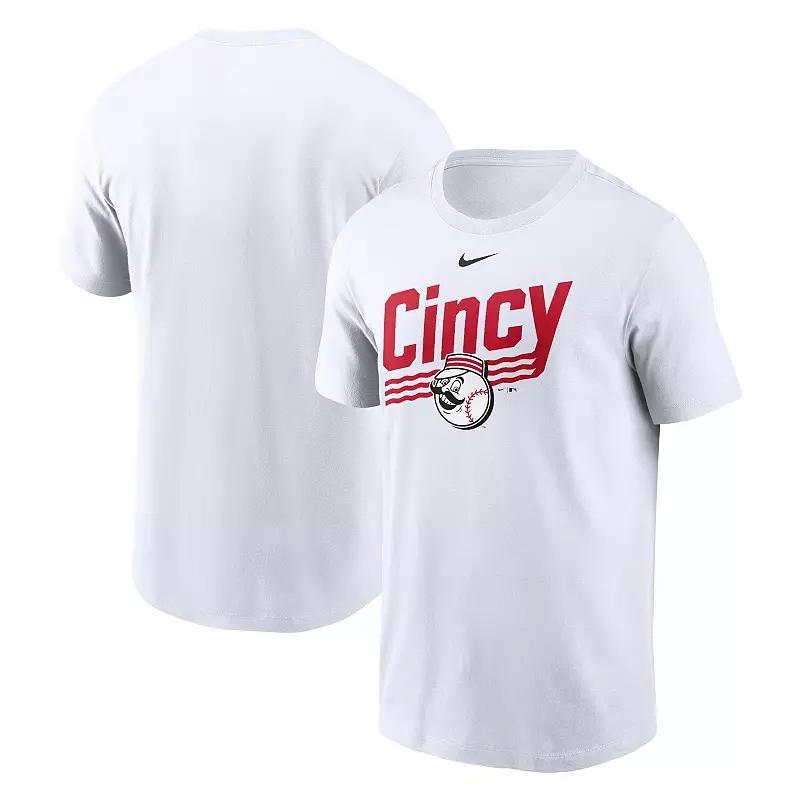 Mens Nike White Cincinnati Reds Local Home Town T-Shirt Product Image