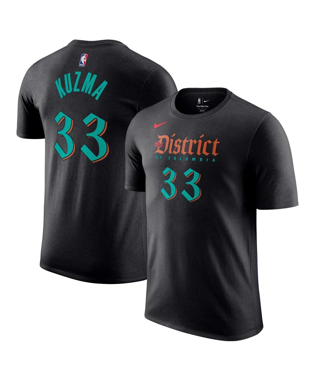 Mens Nike Kyle Kuzma Black Washington Wizards 2023/24 City Edition Name and Number T-shirt Product Image