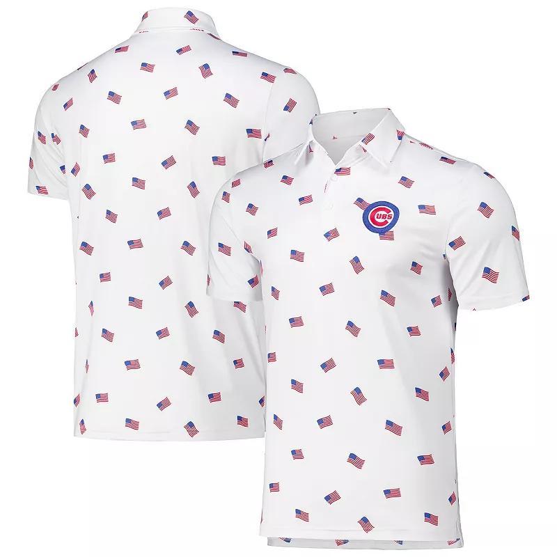 Mens Antigua Chicago Cubs Americana Polo Product Image