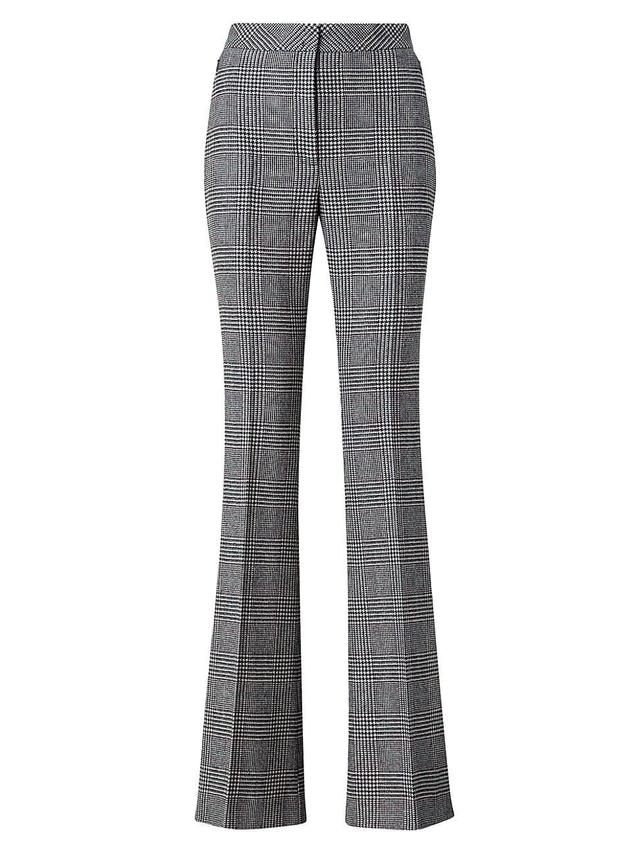 Womens Farida Glen Check Bootcut Pants Product Image