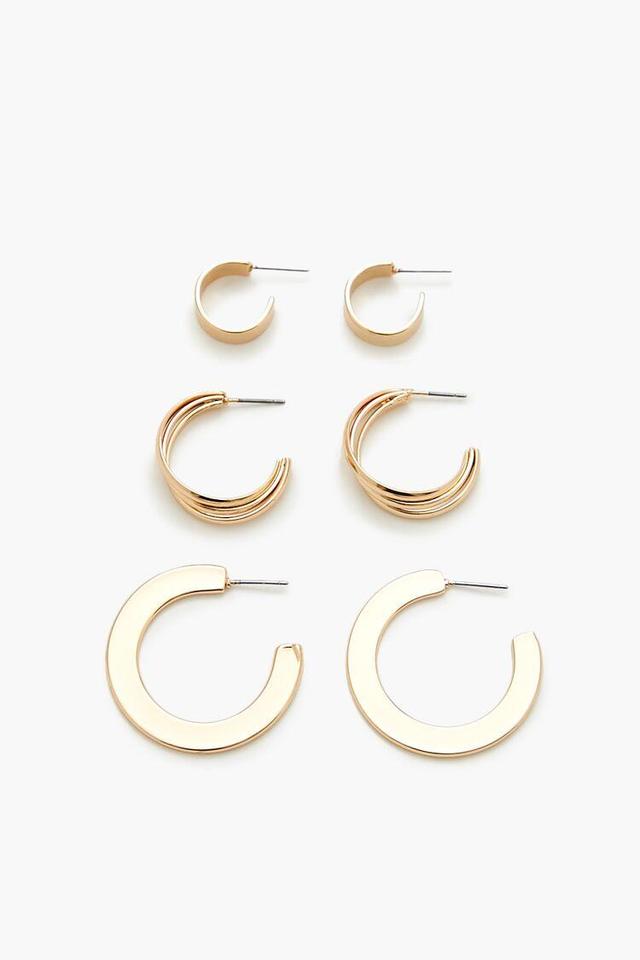 Smooth Multi-Hoop Earring Set | Forever 21 Product Image