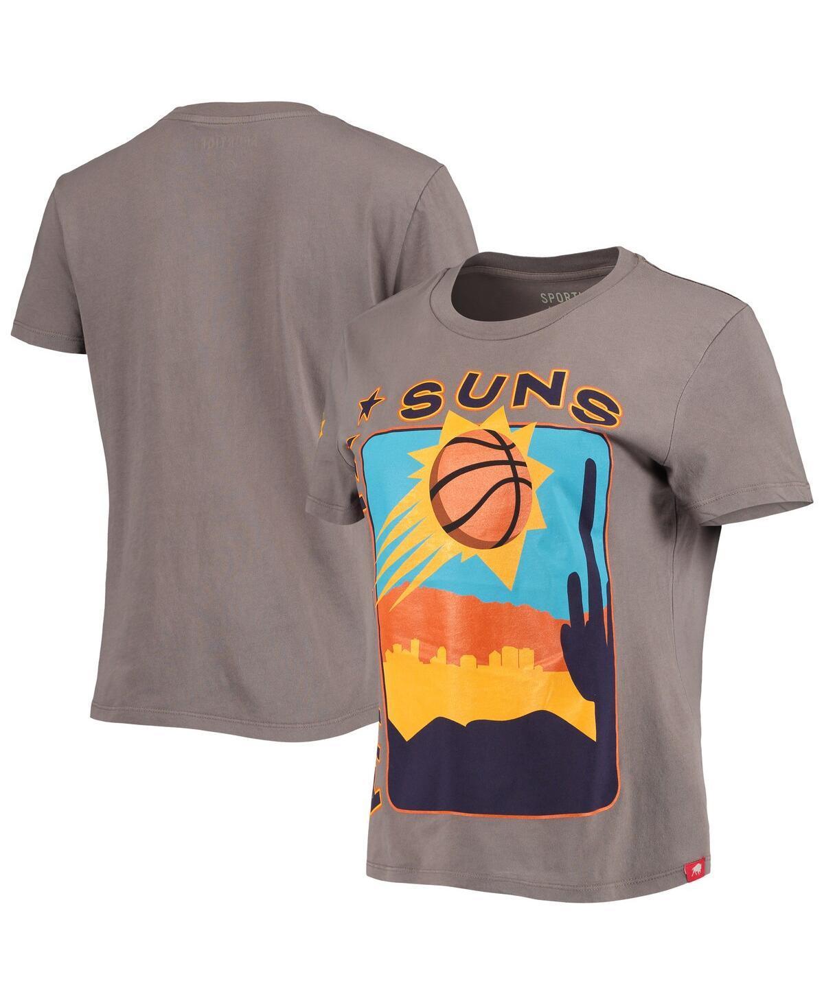 Womens Sportiqe Charcoal Phoenix Suns Street Capsule Arcadia T-shirt Product Image