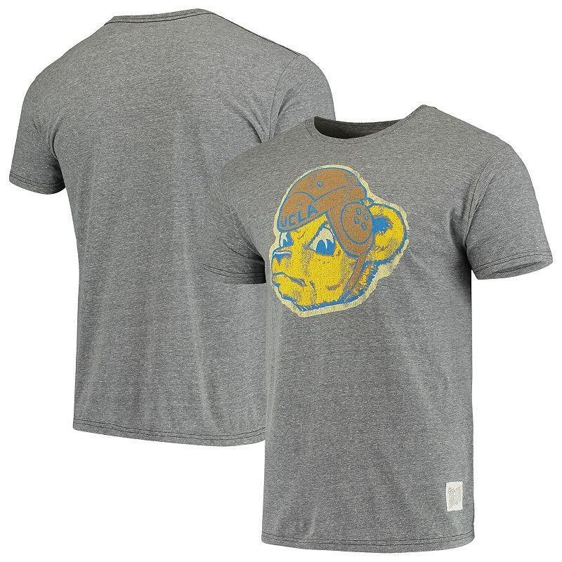 Mens Original Retro Brand Heathered Gray UCLA Bruins Vintage Logo Tri-Blend T-Shirt Product Image