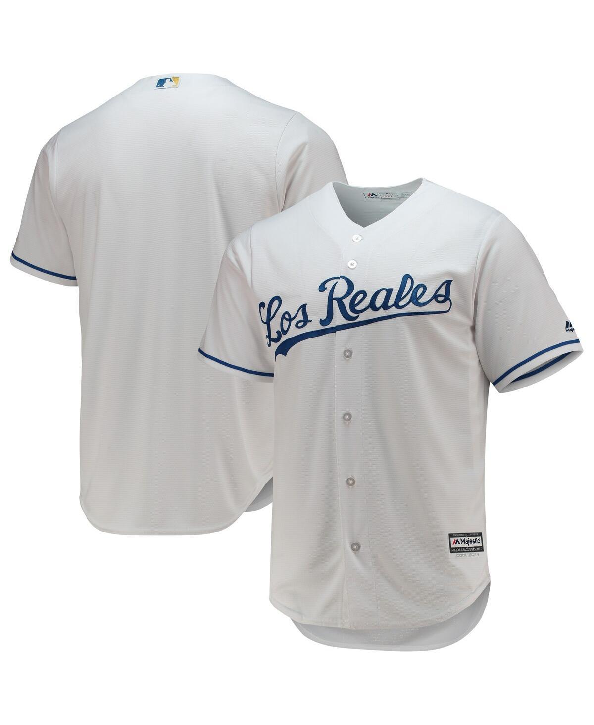 Mens Majestic White Kansas City Royals Team Official Jersey - White Product Image