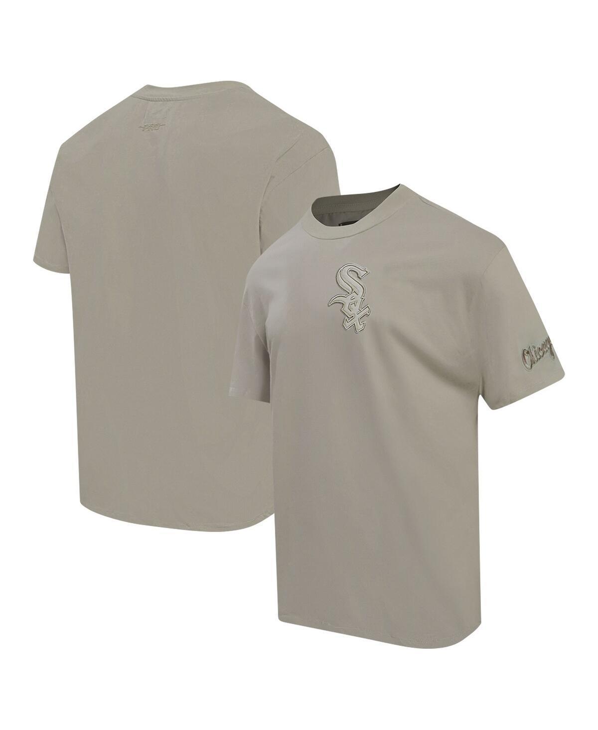 Mens Pro Standard Tan Chicago White Sox Neutral Drop Shoulder T-shirt Product Image