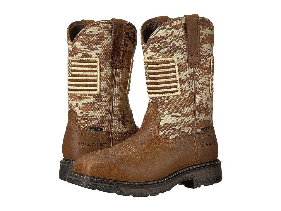 Ariat Workhog Patriotic 11 inch Electrical Steel Toe Work Boots Product Image