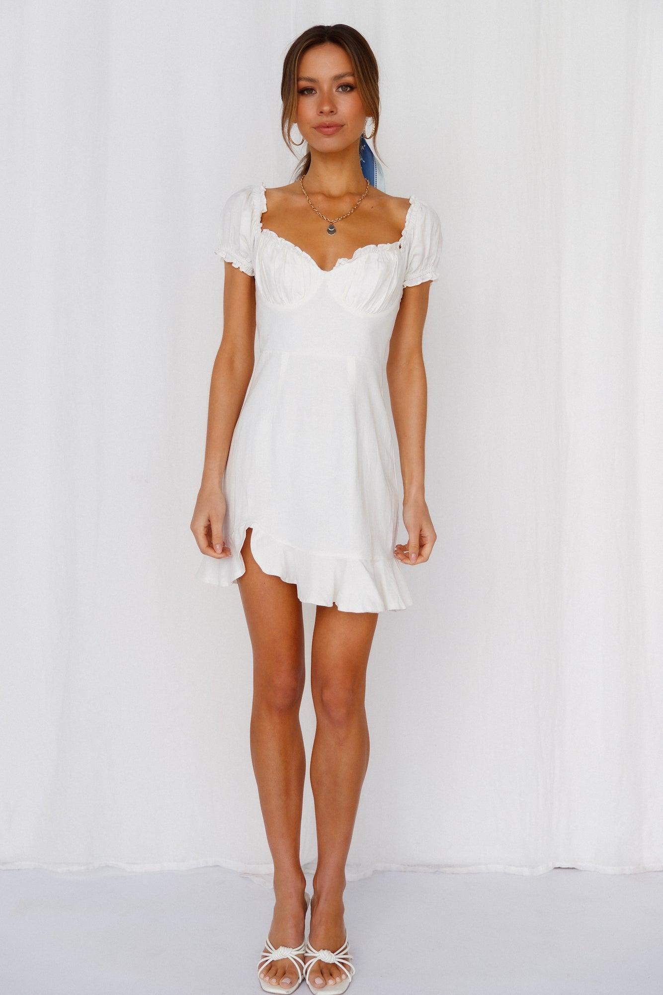 Im All I Need Dress White Product Image