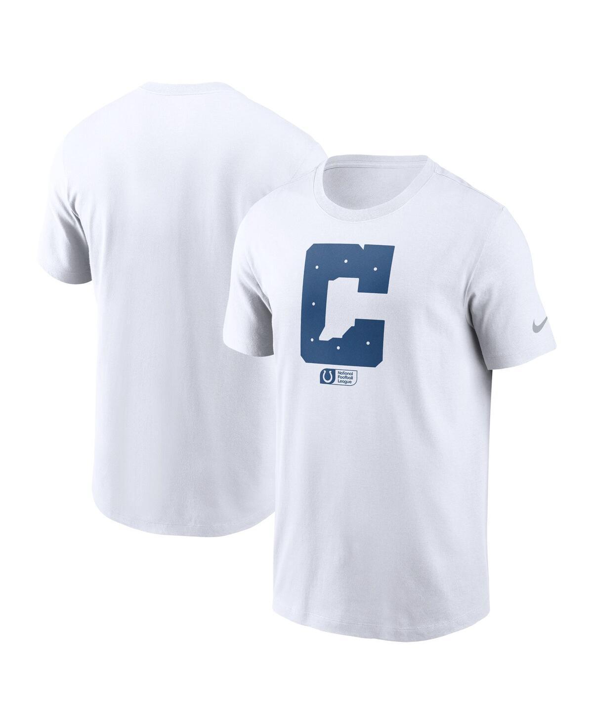 Nike Mens White Indianapolis Colts Faded Essential T-Shirt Product Image