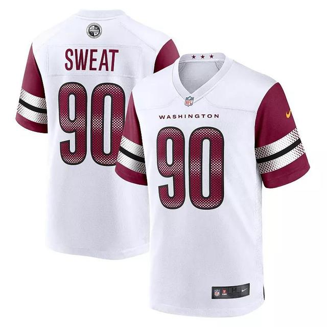 Mens Nike Montez Sweat White Washington Commanders Game Jersey Product Image