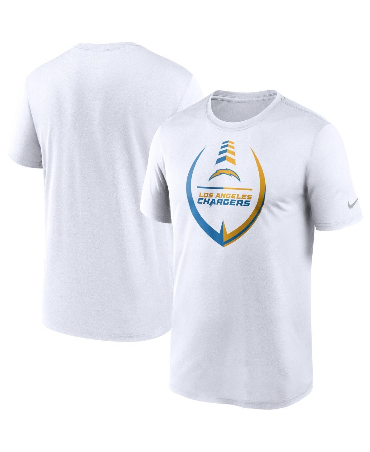 Mens Nike White Los Angeles Chargers Icon Legend Performance T-shirt Product Image