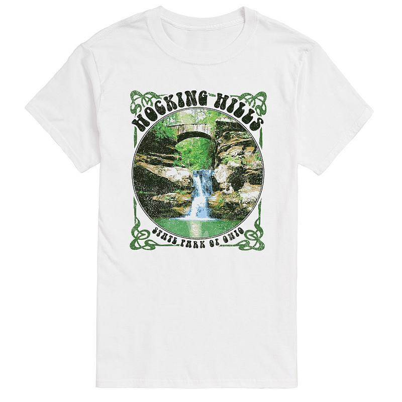 Big & Tall Hocking Hills State Park Graphic Tee., Mens Product Image