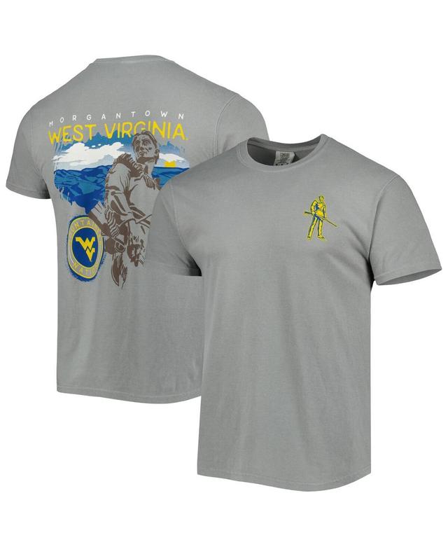 Mens Gray West Virginia Mountaineers Hyperlocal T-Shirt Product Image