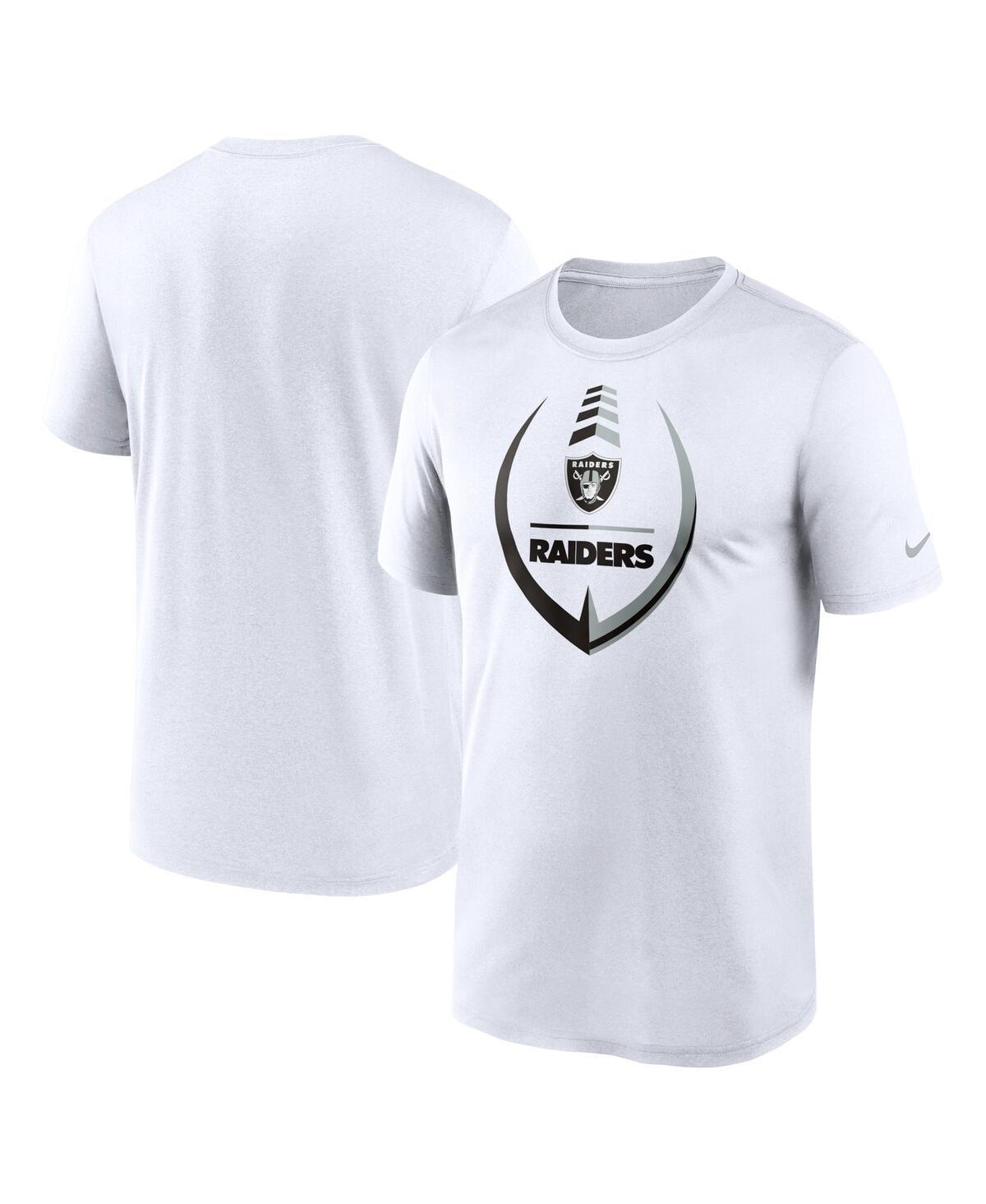 Mens Nike White Las Vegas Raiders Icon Legend Performance T-shirt Product Image