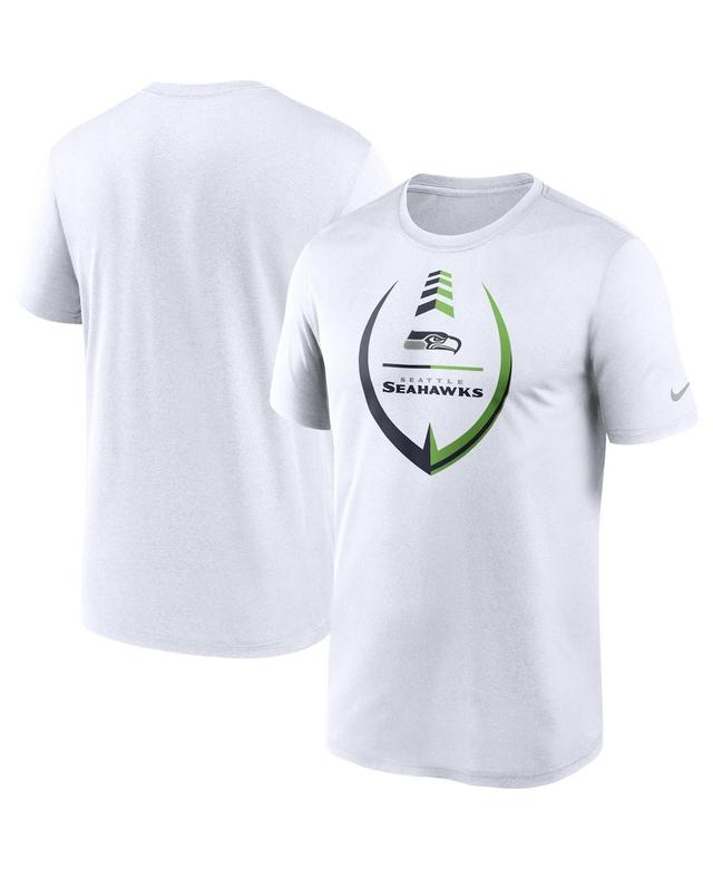 Mens Nike White Seattle Seahawks Icon Legend Performance T-shirt Product Image