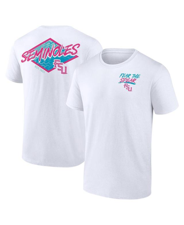 Fanatics Branded Mens White Florida State Seminoles Spring 2024 Spring Break T-Shirt Product Image