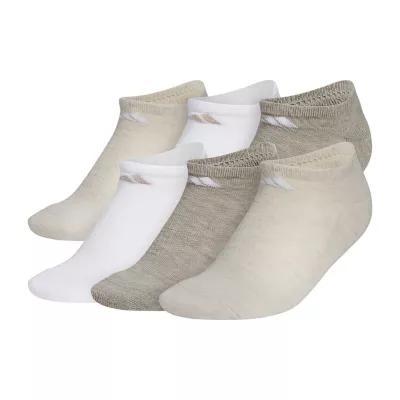 adidas Cushioned 6 Pair No Show Socks Womens Product Image