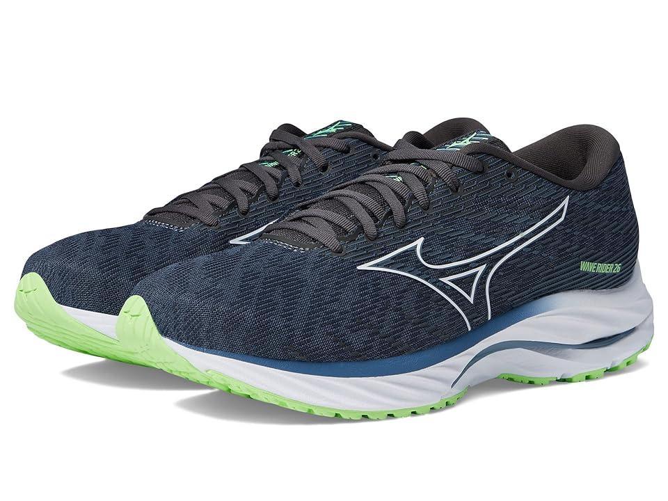 Mizuno Wave Rider 26 (China /White) Men's Shoes Product Image