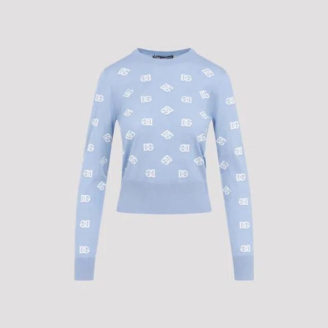 Pullover Logo In Light Blue Product Image