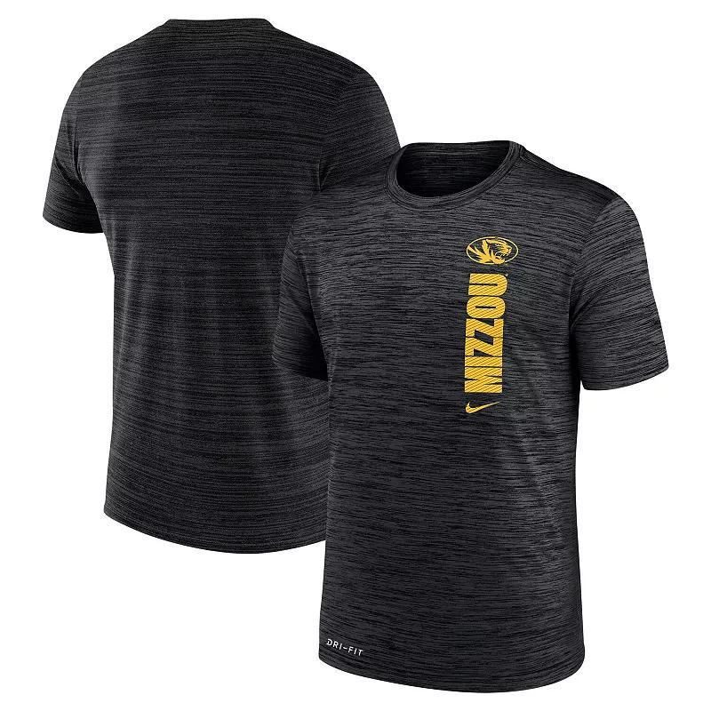 Nike Mens Black Missouri Tigers 2024Sideline Velocity Legend Performance T-Shirt Product Image